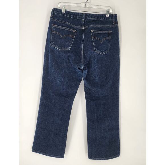 Halogen 100% Cotton Button Fly Straight Leg Jeans Women’s Size 14 - Picture 10 of 10